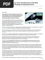 Noticiasnaturais.com-Estudo Pacientes Que Usam Anti-Depressivos São Mais Propensos a Sofrer Recaídas de Depressão Grave