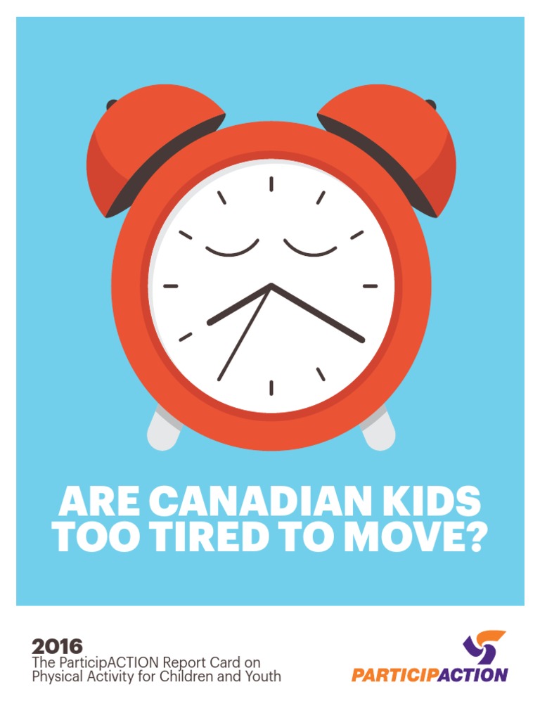 2016 ParticipACTION Reportcard | PDF | Physical Exercise | Sleep