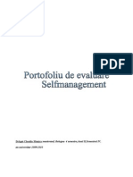 Portofoliu de Evaluare-Selfmanagement