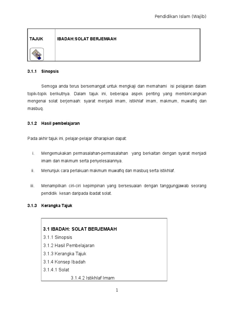 Modul Ibadah Othman Pdf