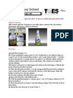 The Galaxy School: Experiment: To Investigate The Effect of Lipase On Milk With and Without Bile