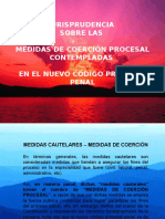 Diapositivas_jurisprudencia en Medidas de Coercion Procesal