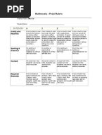 Prezi Rubric