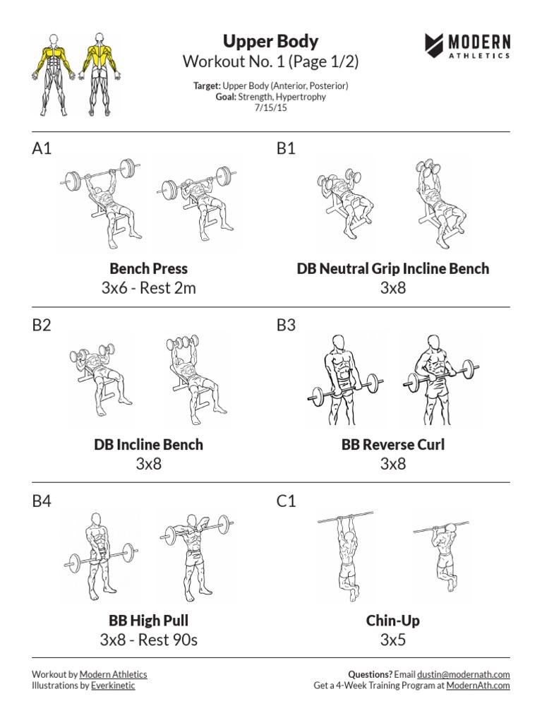 Workout Upper Body | PDF