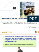 Nic 18 Ingresos de Actividades Ordinarias