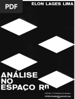 Analise No Espaco Rn Elon EB 1970
