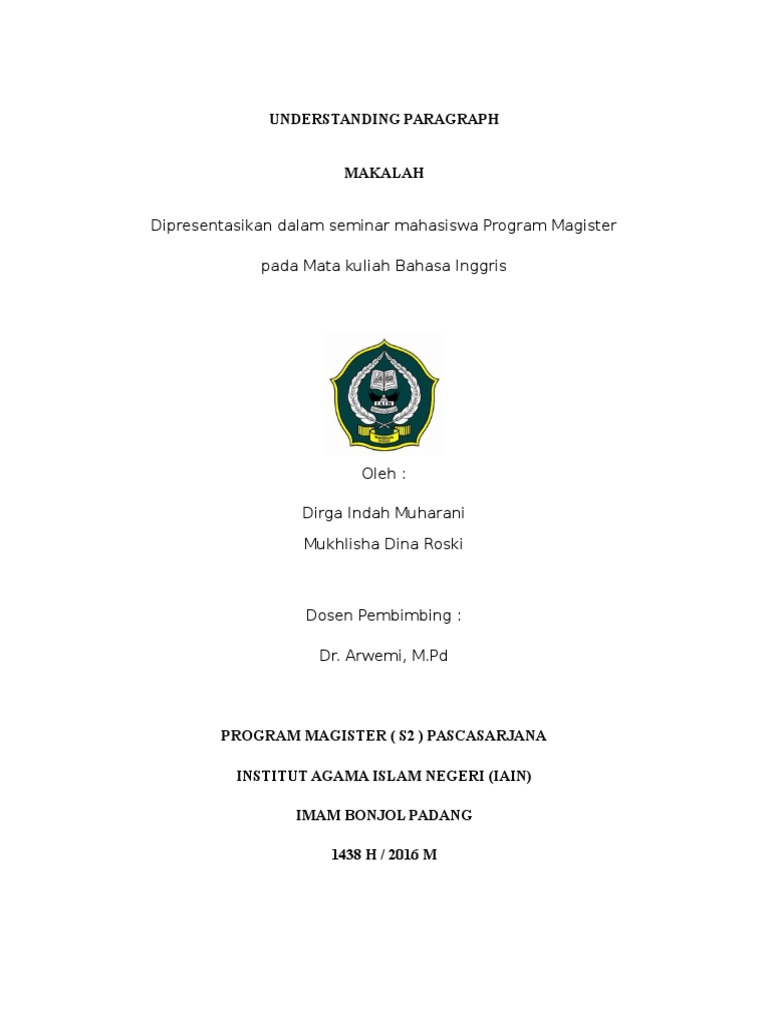 Understanding Paragraph | PDF | Paragraph | Brain