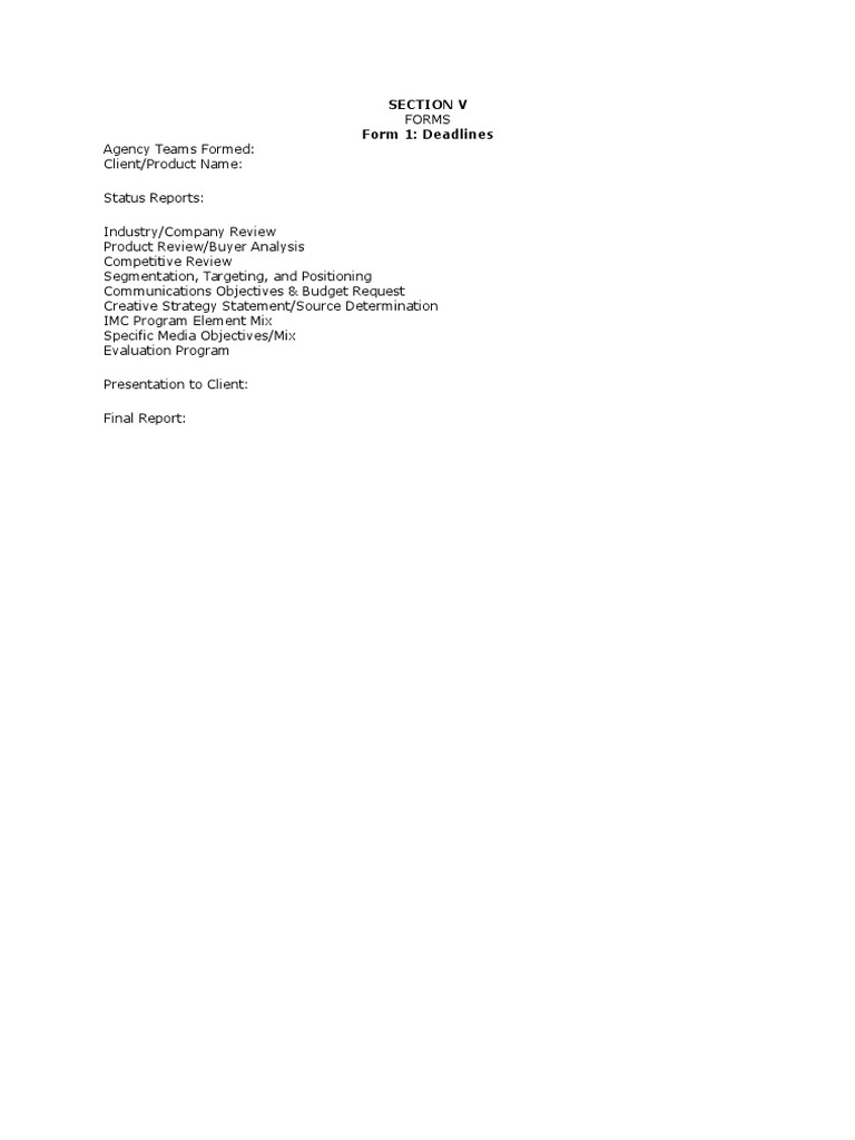 SEO Forms for Marketing Analysis | PDF | Business
