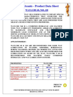 Lubricants - Product Data Sheet: WAYLUBE 68, N68, 220