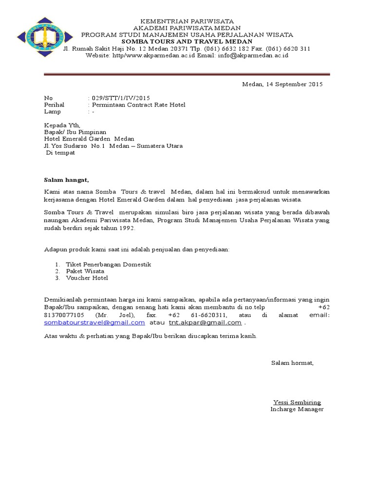 Contract Rate Hotel Emerald Garden Hotel