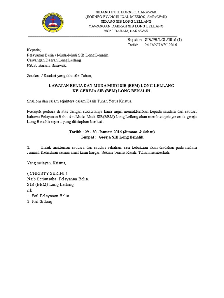 Surat Lawatan Pdf