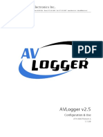 974-9300 AVLogger Configuration & Use Manual Rev A