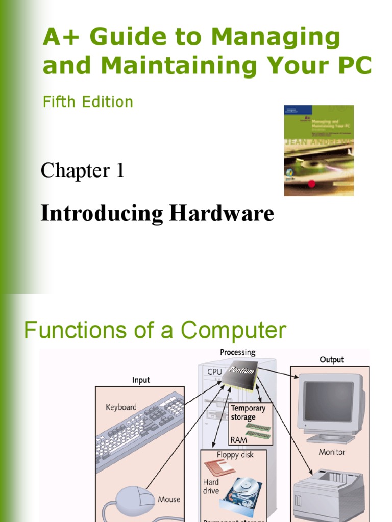 Introduction to PC Hardware Essentials | PDF | Bios | Operating System