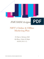 FMCSMM Assignment: NIFT's Online & Offline Marketing Plan