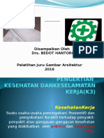 Disampaikan Oleh Drs. Bedot Hantoro: Prosedur K3 Dan Lingkungan