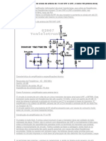 Circuito Amplificador de Sinais de Antena de TV Em VHF e UHF