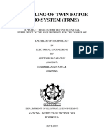 Thesis Modeling of Two Rotor MIMO System