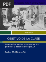 Los Primeros 30 Años Del Siglo Xx en Chile