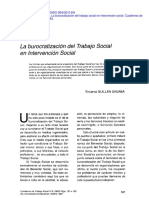 La burocratización del Trabajo Social en organizaciones de bienestar