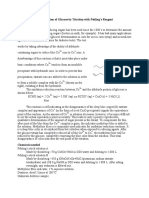 Determination of Glucose by Titration With Fehling's Reagent