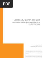 Catálogo Casa Cor 2008 - Vidros UBV