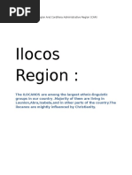 Folk Arts in Ilocos Region and Cordillera Administrative Region