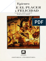 Epicuro - Sobre El Placer y La Felicidad PDF
