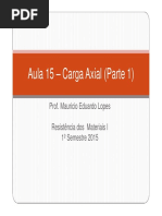 Aula 15 - Carga Axial