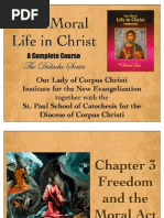 Our Moral Life in Christ Didache Series Chapter 03 Freedom and The Moral Act