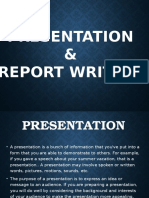 Chapter - 5 Presentation & Report Writing