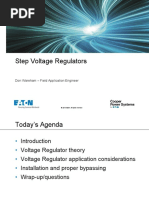 Step Voltage Regulators: Don Wareham - Field Application Engineer