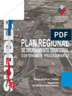Plan Regional de Ordenamiento Territorial Contenido y Procedimiento SUBDERE