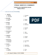 Federal Public Service Comission: Solved MCQ's English Précis and Composition