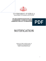 Notification: Government of Kerala