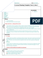 Primary EPC 3403 Lesson Planning Template Year 3, Sem 1: Student-Teacher: Date