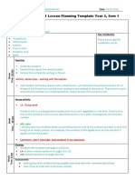 Primary EPC 3403 Lesson Planning Template Year 3, Sem 1: Student-Teacher: Date