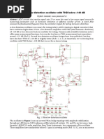 An Ultra Low Distortion Oscillator With THD Below - 140 DB PDF