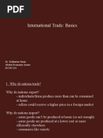 Global Econ - Intro To Trade - Lecture