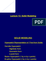 Lecture 13 Solid Modelling