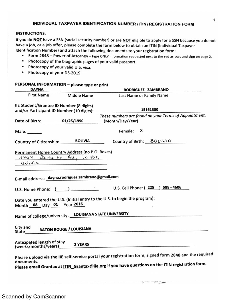 Scanned Document Overview | PDF