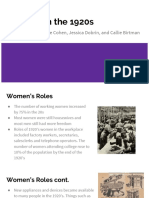 Women in The 1920s