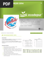 Ecodepur - Tabela Precos 2014