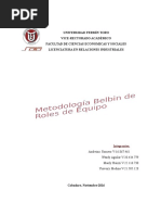 Ensayo Metodologia Belbin