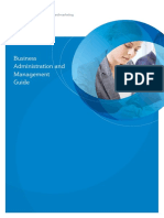 Of Accounting and F Inance of Accounting and F Inance: Business Administration and Management Guide