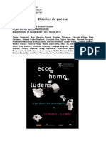 Ecce Homo Ludens Saison Suisse