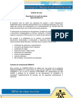 Analisis de Caso - Exportacion de Aceite de Palma PDF