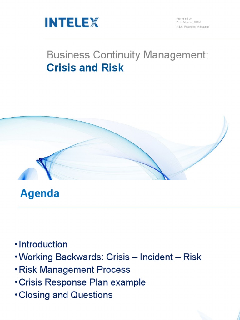 Crisis Management and Business Continuity | PDF | Business Continuity ...