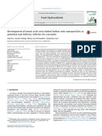 Hu 2016 Nanoparticles Zein Curcumin