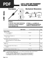 Description Mechanical Dimensions: 6.8V To 400V GPP Transient Voltage Suppressors