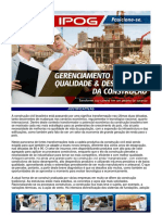 MBA Gerenciamento de Obras%2c Qualidade e Desempenho Da Construção - Projeto